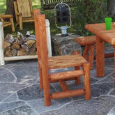 Outdoor Log Dining Side Chair